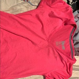 Pink nike work out shirt